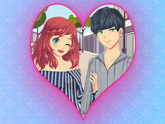 遊戲Romantic Anime Couples Dress Up Game