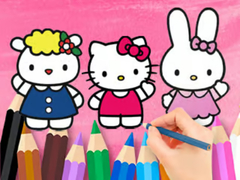遊戲Coloring Book: Hello Kitty With Friends