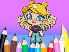 遊戲Coloring Book: Avatar Life Girl