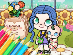 遊戲Coloring Book: Avatar World Babycare