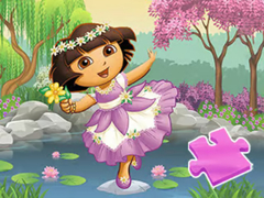 遊戲Jigsaw Puzzle: Dora Lake Dance