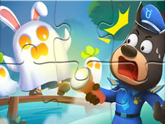 遊戲Jigsaw Puzzle: Baby Panda Haunted Town