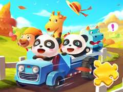 遊戲Jigsaw Puzzle: Baby Panda Autumn