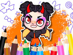 遊戲Coloring Book: Avatar World Cute Devil