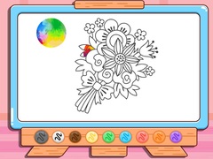 遊戲Coloring Book: Flower Bouquet
