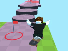遊戲Obby: Skateboard Race