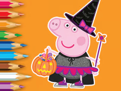 遊戲Coloring Book: Peppa Pig Halloween