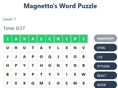 遊戲Magnetto's Word Puzzle