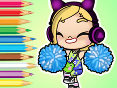 遊戲Coloring Book: Avatar World Cheerleader