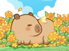 遊戲Jigsaw Puzzle: Capybara In Sunflowers