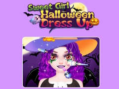 遊戲Sweet Girl Halloween Dress Up