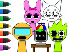 遊戲Coloring Book: Sprunki Incredibox
