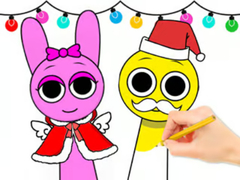 遊戲Coloring Book: Sprunki Christmas