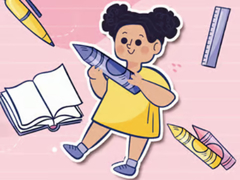 遊戲Kids Quiz: Stationery Story