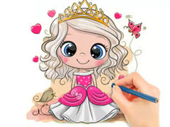 遊戲Coloring Book: Chibi Doll Princess
