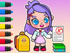 遊戲Coloring Book: Avatar School Day