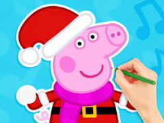 遊戲Coloring Book: Peppa Pig Snowman