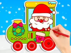 遊戲Coloring Book: Christmas Train