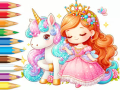 遊戲Coloring Book: Unicorn Secret Whisper