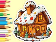 遊戲Coloring Book: Christmas Candy House