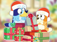 遊戲Jigsaw Puzzle: Bluey Christmas Unboxing