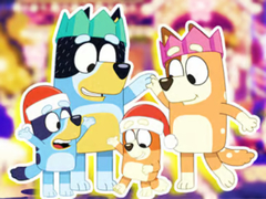 遊戲Jigsaw Puzzle: Bluey Family Xmas Eve