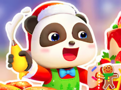遊戲Jigsaw Puzzle: Baby Panda Christmas Chef