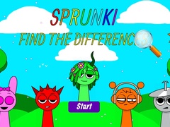 遊戲Sprunki Find The Differences