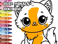 遊戲Cute Animals Coloring