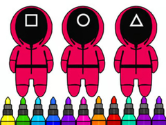 遊戲Coloring Book: Squid Game Mask