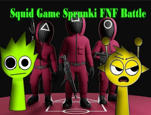 遊戲魷魚遊戲 Sprunki FNF Battle 在線.