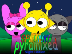 遊戲Sprunki Pyramixed: Night Edition