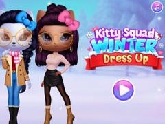 遊戲Kitty Squad Winter Dress Up