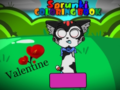 遊戲Sprunki Valentine Coloring book