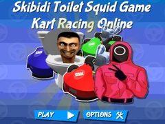 遊戲Skibidi Toilet Squid Game Kart Racing Online
