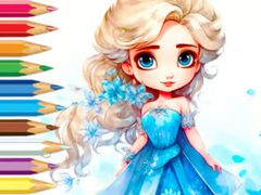 遊戲Coloring Book: Frozen Princess