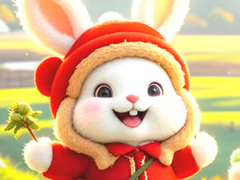 遊戲Jigsaw Puzzle: Hiking Bunny