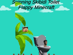 遊戲Spinning Skibidi Toilet Flappy Minecraft