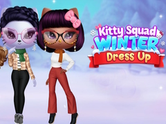 遊戲Kitty Squad Winter Dress up