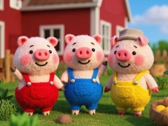 遊戲Find The Differences: The 3 Little Pigs