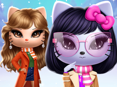 遊戲Kitty Squad Winter Dress Up
