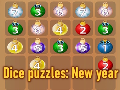 遊戲Dice puzzles: New year