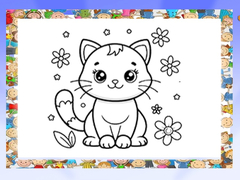 遊戲Beautiful Cats Coloring Book
