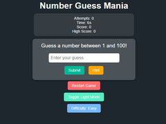 遊戲Number Guess Mania