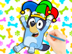 遊戲Coloring Book: Clown Bluey
