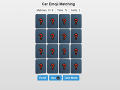 遊戲Car Emoji Matching