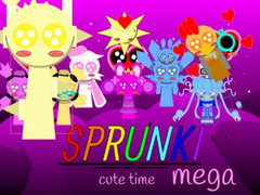 遊戲Sprunki Cute Time Mega!!!