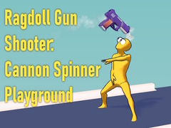 遊戲Ragdoll Gun Shooter: Cannon Spinner Playground