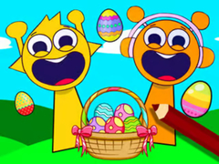 遊戲Coloring Book: Sprunki Incredibox Easter