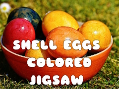 遊戲Shell Eggs Colored Jigsaw